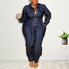 Load image into Gallery viewer, Denim Jump Suit
